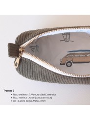 Trousse d’école personnalisable – Fait main en France | Pratique et élégante