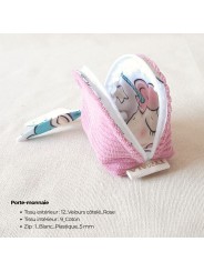 Porte-monnaie demi-lune personnalisable – Fait main en France | Chic et pratique