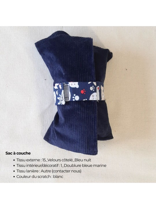 Sac à couches personnalisable – Fait main en France | Compact et pratique