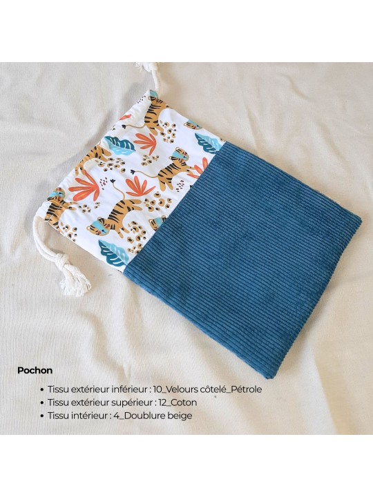 Pochon personnalisable – Fait main en France | Léger et pratique