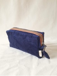 Trousse de toilette compacte personnalisable – Élégante et pratique | Fait main en France