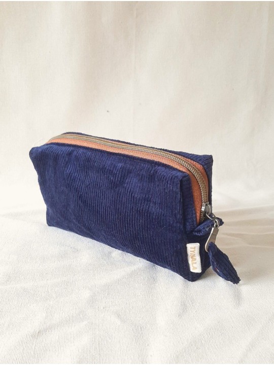 Trousse de toilette compacte personnalisable – Élégante et pratique | Fait main en France