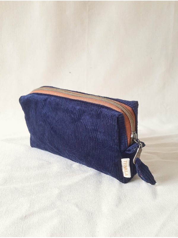 Trousse de toilette compacte personnalisable – Élégante et pratique | Fait main en France