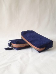 Trousse de toilette compacte personnalisable – Élégante et pratique | Fait main en France