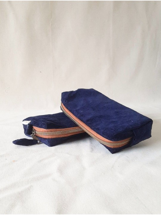 Trousse de toilette compacte personnalisable – Élégante et pratique | Fait main en France