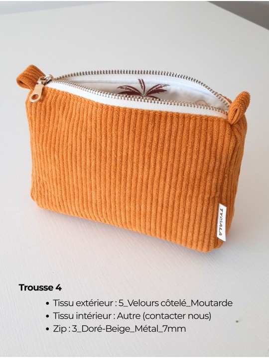 Trousse personnalisable artisanale – Fait main en France | Élégante et pratique au quotidien