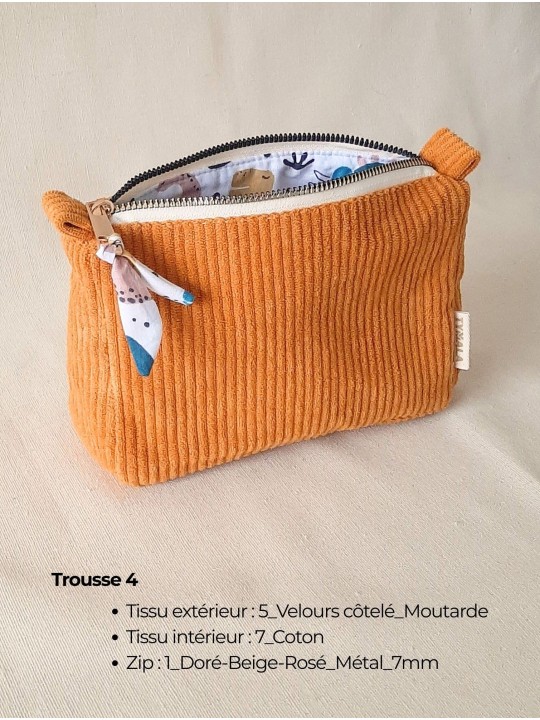 Trousse personnalisable artisanale – Fait main en France | Élégante et pratique au quotidien