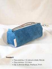 Trousse d’école personnalisable – Fait main en France | Pratique et élégante