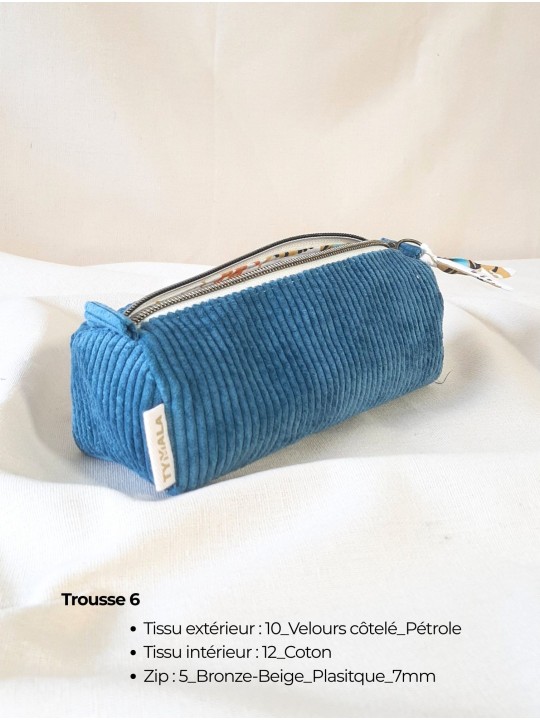 Trousse d’école personnalisable – Fait main en France | Pratique et élégante