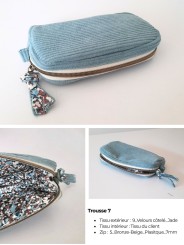 Trousse d’école personnalisable – Fait main en France | Pratique et élégante