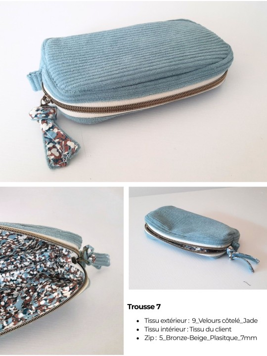 Trousse d’école personnalisable – Fait main en France | Pratique et élégante