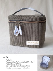 Vanity personnalisable – Fait main en France | 3 tailles (S, M, L)