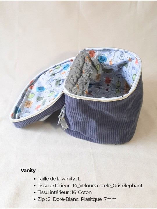 Vanity personnalisable – Fait main en France | 3 tailles (S, M, L)