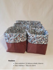 Panières personnalisables – Fait main en France | Organisation pratique et élégante