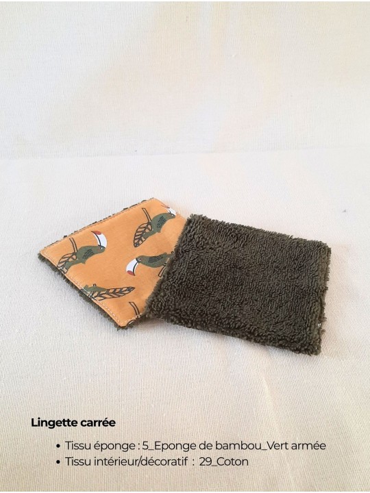 Lingette douce personnalisable – Fait main en France | Pour visage et mains