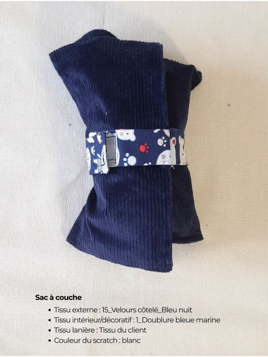 Sac à couches personnalisable – Fait main en France | Compact et pratique