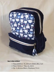 Sac à dos enfant personnalisable – Fait main en France | Pratique et stylé