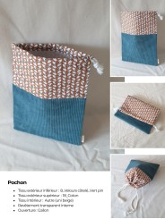 Pochon personnalisable – Fait main en France | Léger et pratique