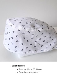 Calot de bloc personnalisable – Fait main en France | Confort et élégant