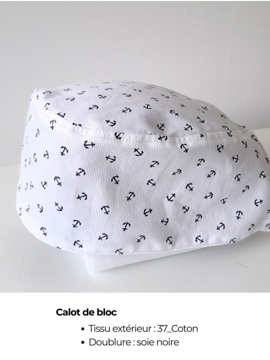 Calot de bloc personnalisable – Fait main en France | Confort et élégant