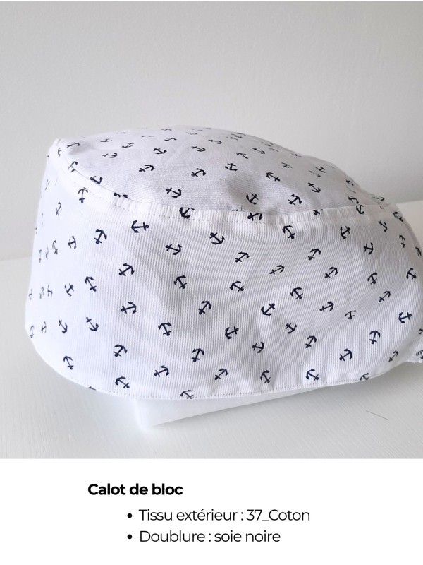 Calot de bloc personnalisable – Fait main en France | Confort et élégant