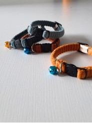 Collier chat personnalisé – Fait main en France | Sécurisé et stylé