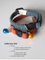Collier chat personnalisé – Fait main en France | Sécurisé et stylé