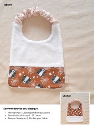 Bavoir enfant personnalisable – Fait main en France | Doux et pratique