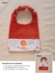 Bavoir enfant personnalisable – Fait main en France | Doux et pratique