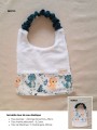 Bavoir enfant personnalisable – Fait main en France | Doux et pratique