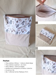 Pochon personnalisable – Fait main en France | Léger et pratique