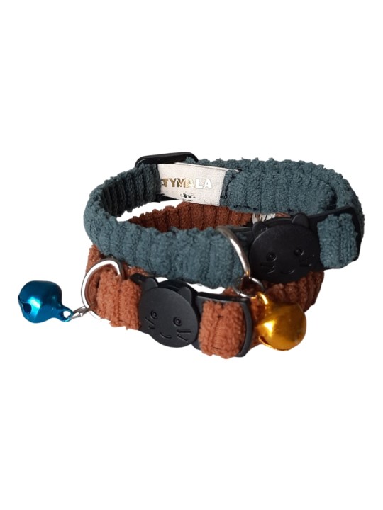 Collier chat personnalisé – Fait main en France | Sécurisé et stylé